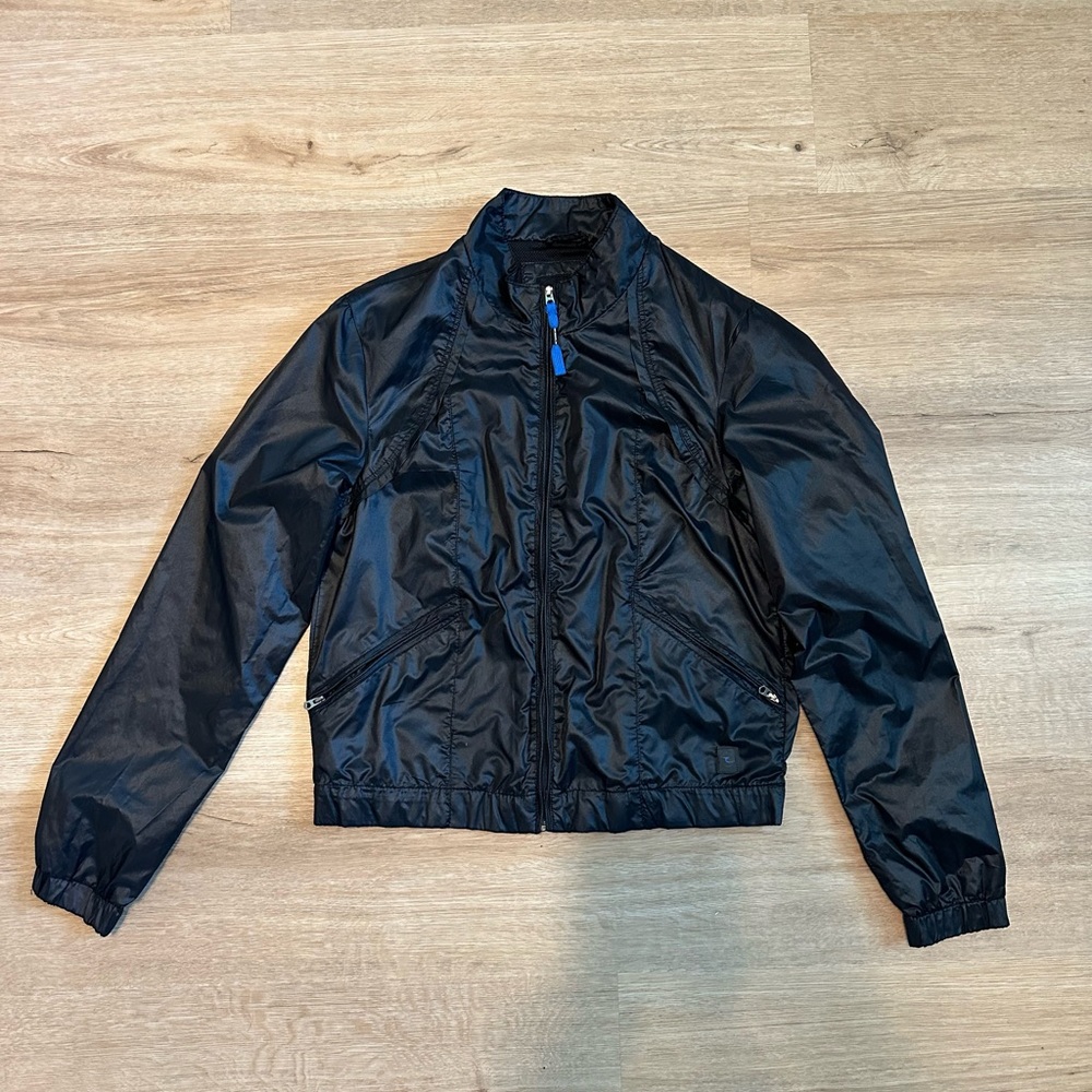 Women’s Black Bomber Jacket - Lightweight Windbreaker